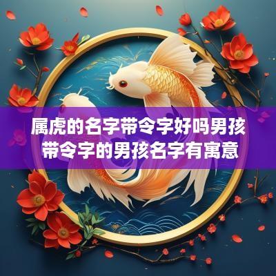 属虎的名字带令字好吗男孩 带令字的男孩名字有寓意