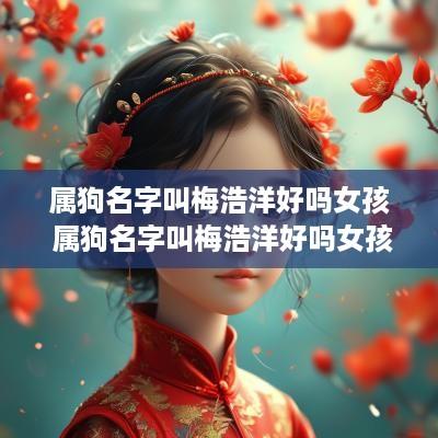 属狗名字叫梅浩洋好吗女孩 属狗名字叫梅浩洋好吗女孩子