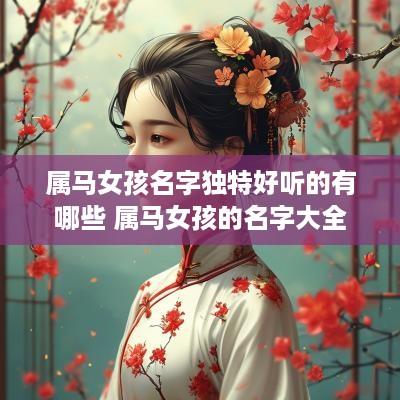 属马女孩名字独特好听的有哪些 属马女孩的名字大全