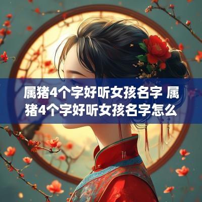属猪4个字好听女孩名字 属猪4个字好听女孩名字怎么取