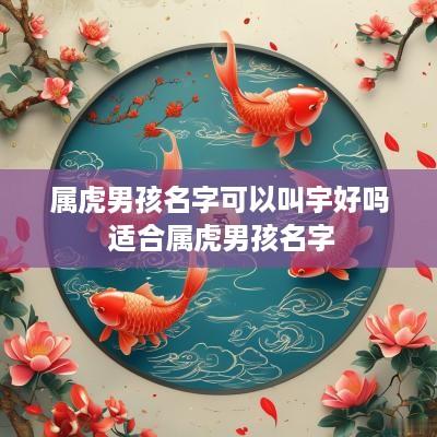 属虎男孩名字可以叫宇好吗 适合属虎男孩名字