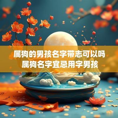 属狗的男孩名字带志可以吗 属狗名字宜忌用字男孩