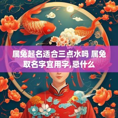 属兔起名适合三点水吗 属兔取名字宜用字,忌什么