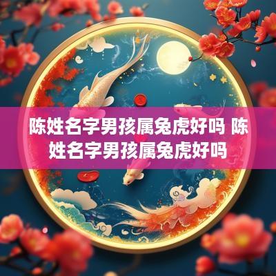 陈姓名字男孩属兔虎好吗 陈姓名字男孩属兔虎好吗
