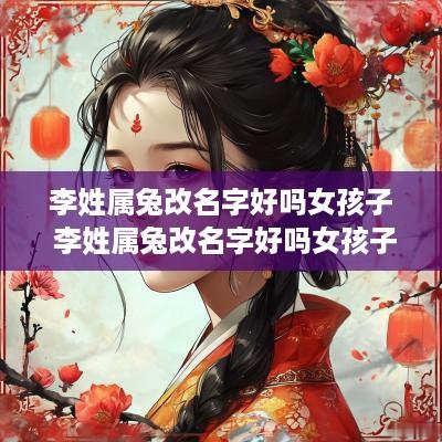 李姓属兔改名字好吗女孩子 李姓属兔改名字好吗女孩子怎么取