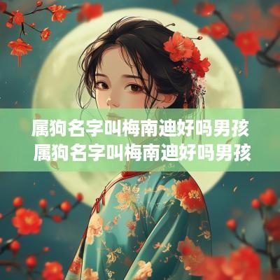 属狗名字叫梅南迪好吗男孩 属狗名字叫梅南迪好吗男孩取名