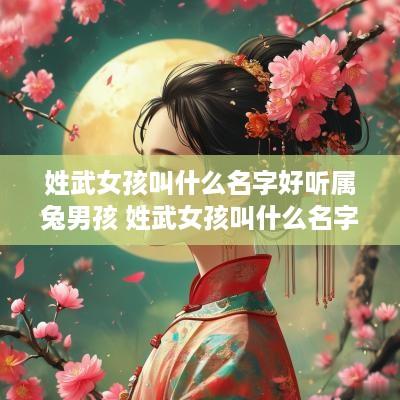 姓武女孩叫什么名字好听属兔男孩 姓武女孩叫什么名字好听属兔男孩取名