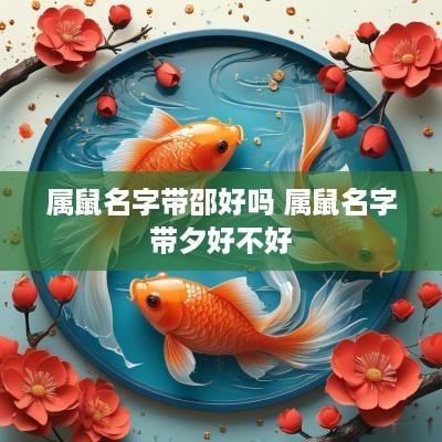 属鼠名字带邵好吗 属鼠名字带夕好不好