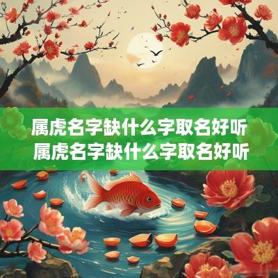 属虎名字缺什么字取名好听 属虎名字缺什么字取名好听点