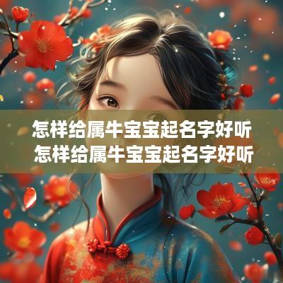 怎样给属牛宝宝起名字好听 怎样给属牛宝宝起名字好听点