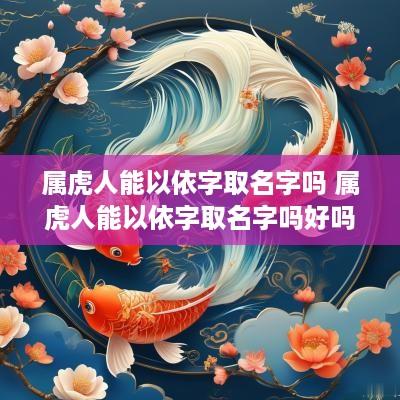 属虎人能以依字取名字吗 属虎人能以依字取名字吗好吗