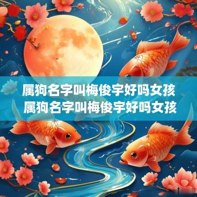 属狗名字叫梅俊宇好吗女孩 属狗名字叫梅俊宇好吗女孩