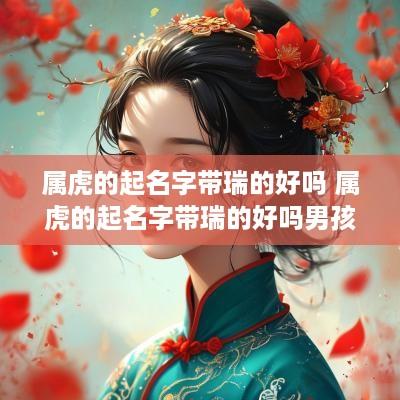 属虎的起名字带瑞的好吗 属虎的起名字带瑞的好吗男孩