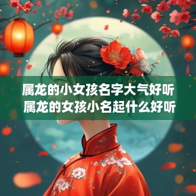 属龙的小女孩名字大气好听 属龙的女孩小名起什么好听