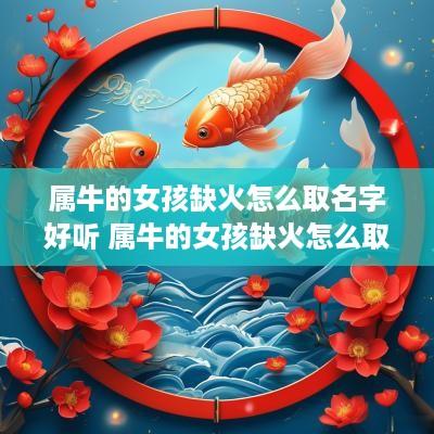 属牛的女孩缺火怎么取名字好听 属牛的女孩缺火怎么取名字好听点