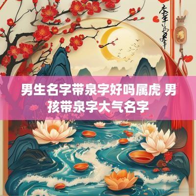男生名字带泉字好吗属虎 男孩带泉字大气名字
