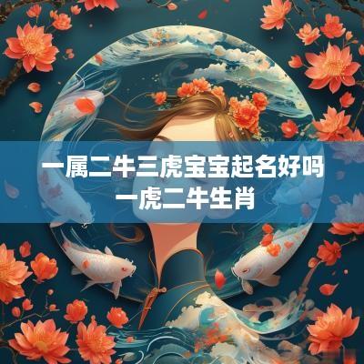 一属二牛三虎宝宝起名好吗 一虎二牛生肖