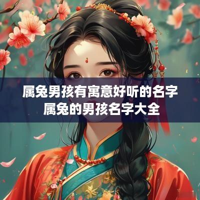 属兔男孩有寓意好听的名字 属兔的男孩名字大全