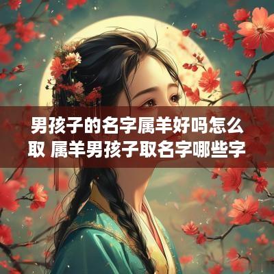 男孩子的名字属羊好吗怎么取 属羊男孩子取名字哪些字好