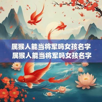 属猴人能当将军吗女孩名字 属猴人能当将军吗女孩名字怎么取