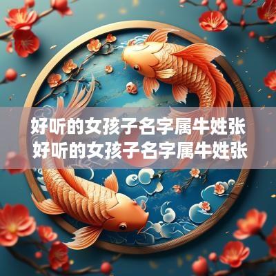 好听的女孩子名字属牛姓张 好听的女孩子名字属牛姓张怎么取