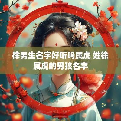 徐男生名字好听吗属虎 姓徐属虎的男孩名字