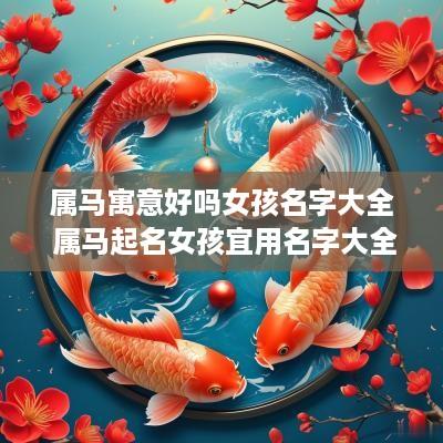 属马寓意好吗女孩名字大全 属马起名女孩宜用名字大全