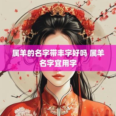 属羊的名字带丰字好吗 属羊名字宜用字