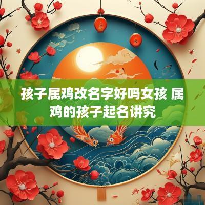 孩子属鸡改名字好吗女孩 属鸡的孩子起名讲究