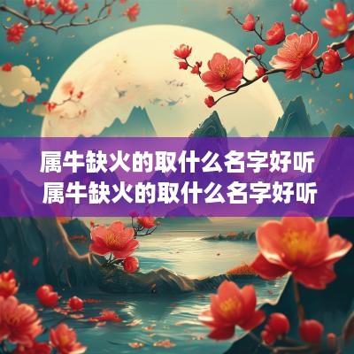 属牛缺火的取什么名字好听 属牛缺火的取什么名字好听女孩