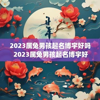 2025属兔男孩起名博宇好吗 2025属兔男孩起名博宇好吗