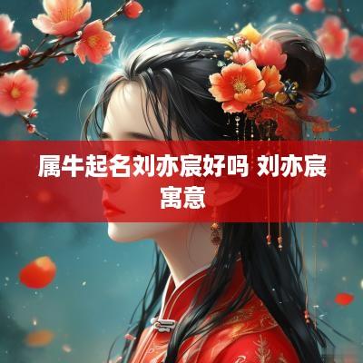 属牛起名刘亦宸好吗 刘亦宸寓意