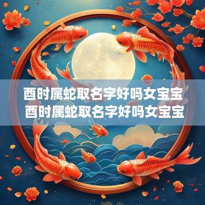 酉时属蛇取名字好吗女宝宝 酉时属蛇取名字好吗女宝宝