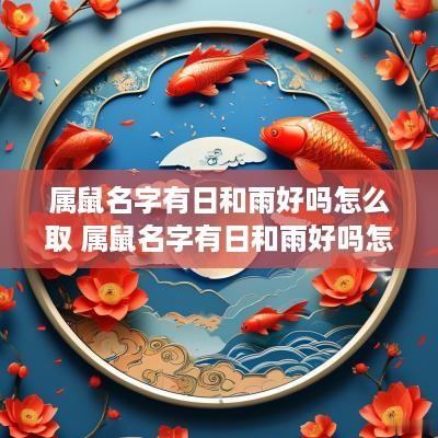 属鼠名字有日和雨好吗怎么取 属鼠名字有日和雨好吗怎么取名