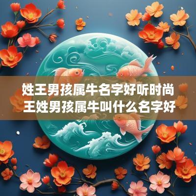 姓王男孩属牛名字好听时尚 王姓男孩属牛叫什么名字好