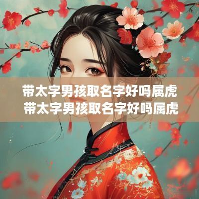 带太字男孩取名字好吗属虎 带太字男孩取名字好吗属虎的