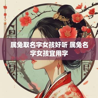 属兔取名字女孩好听 属兔名字女孩宜用字