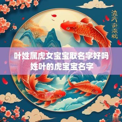 叶姓属虎女宝宝取名字好吗 姓叶的虎宝宝名字