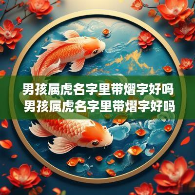 男孩属虎名字里带熠字好吗 男孩属虎名字里带熠字好吗