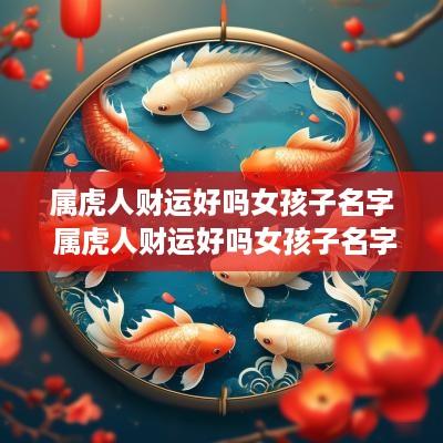 属虎人财运好吗女孩子名字 属虎人财运好吗女孩子名字怎么取