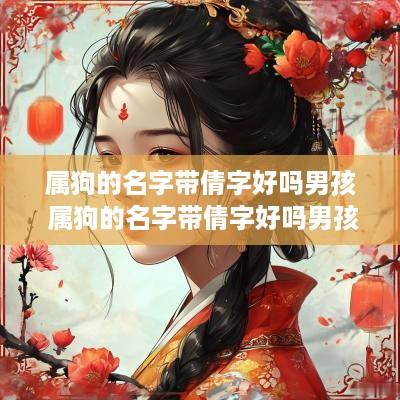 属狗的名字带倩字好吗男孩 属狗的名字带倩字好吗男孩怎么取