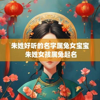 朱姓好听的名字属兔女宝宝 朱姓女孩属兔起名
