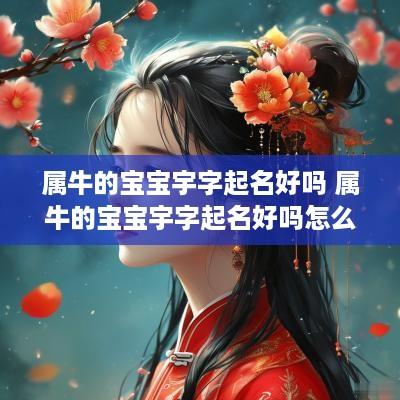 属牛的宝宝宇字起名好吗 属牛的宝宝宇字起名好吗怎么样