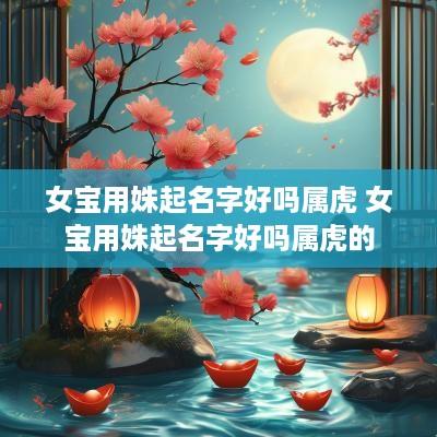 女宝用姝起名字好吗属虎 女宝用姝起名字好吗属虎的