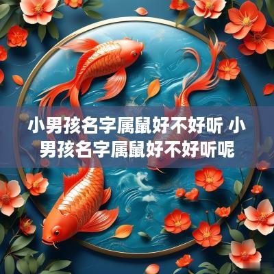 小男孩名字属鼠好不好听 小男孩名字属鼠好不好听呢
