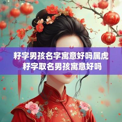 籽字男孩名字寓意好吗属虎 籽字取名男孩寓意好吗