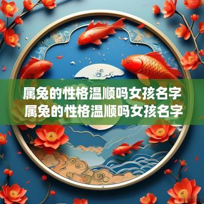 属兔的性格温顺吗女孩名字 属兔的性格温顺吗女孩名字怎么取