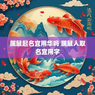 属鼠起名宜用华吗 属鼠人取名宜用字