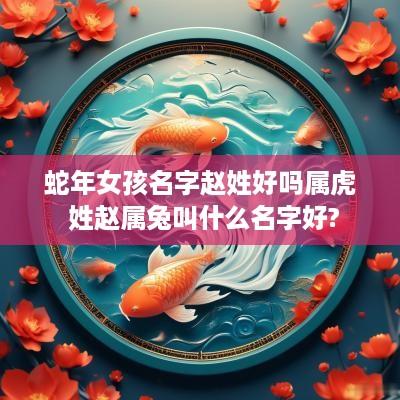 蛇年女孩名字赵姓好吗属虎 姓赵属兔叫什么名字好?