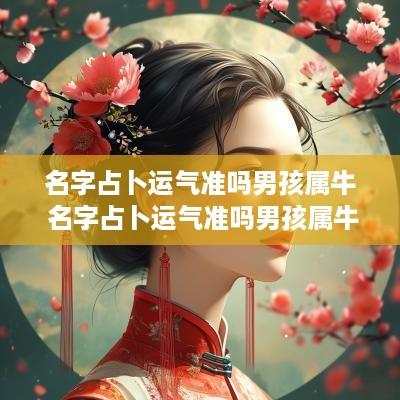 名字占卜运气准吗男孩属牛 名字占卜运气准吗男孩属牛女孩属虎